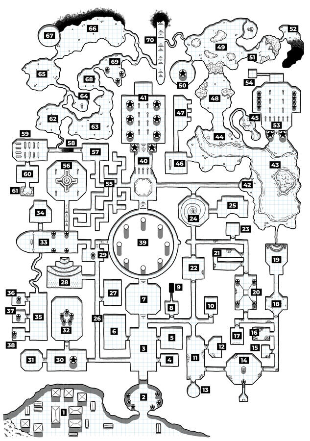 Large Dungeon Map Large Dungeon Map